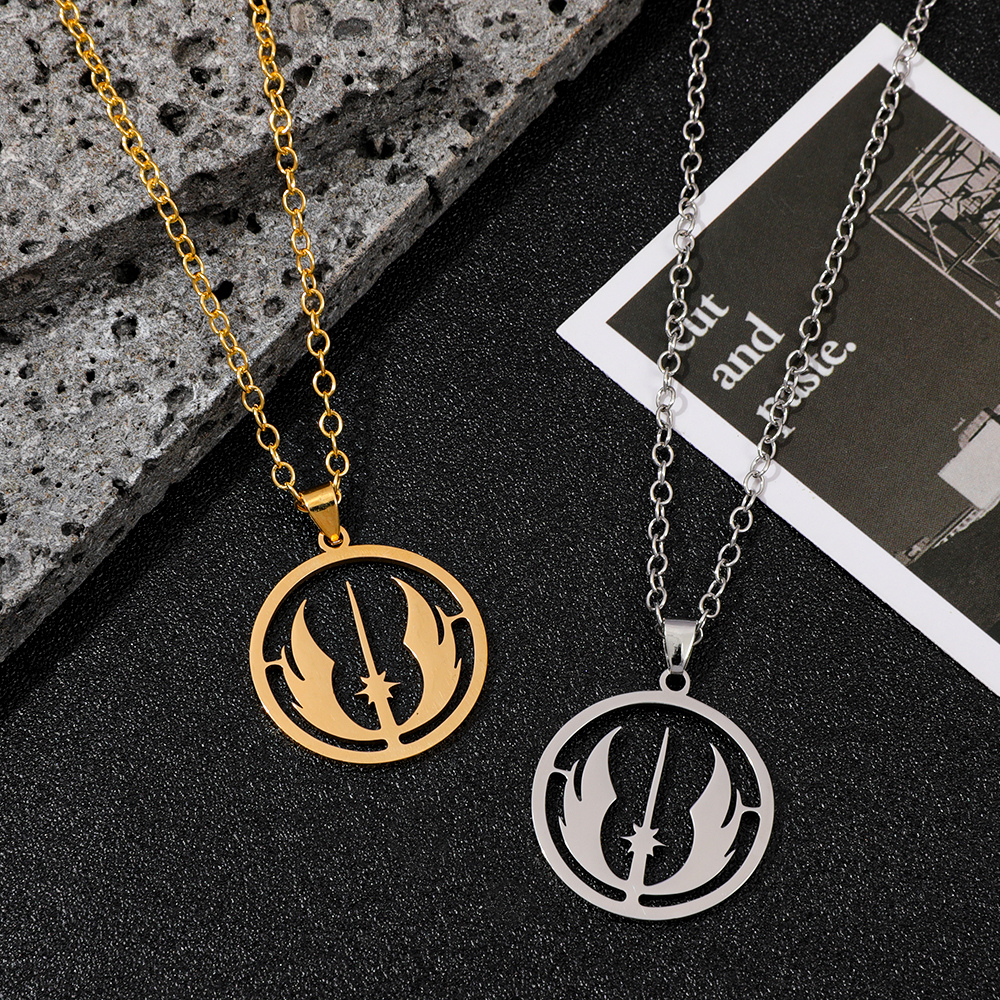 Women'S Accessories Jewelry - Jedi Order Logo Necklace Fashion Stainless