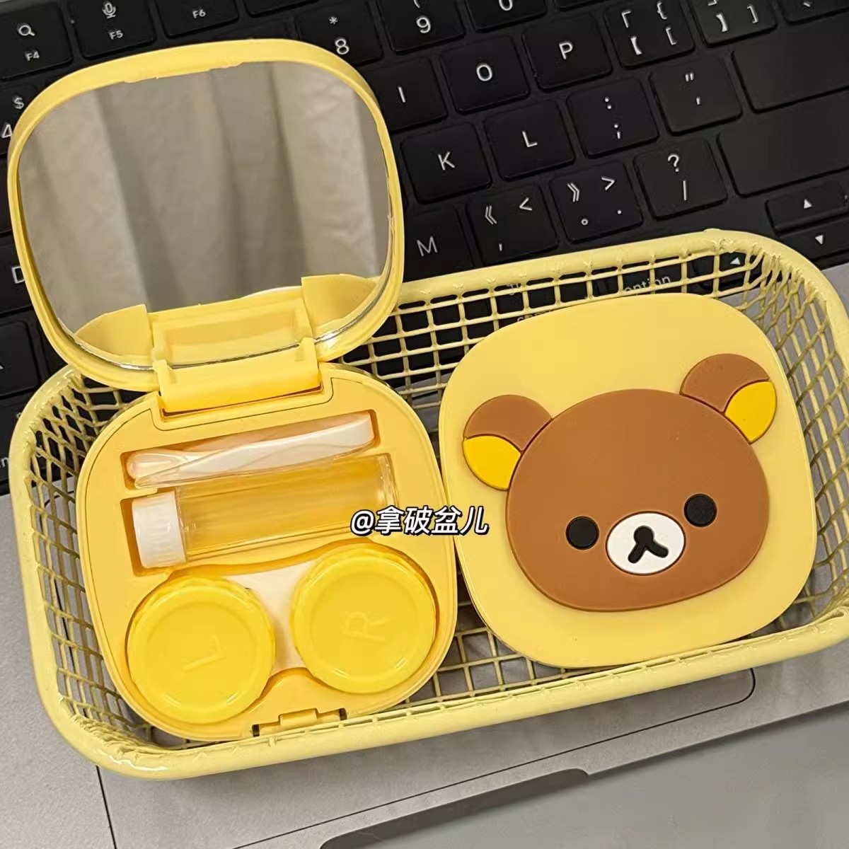 Women'S Vanity Accessories - Rilakkuma Contact Lens Case New Anime