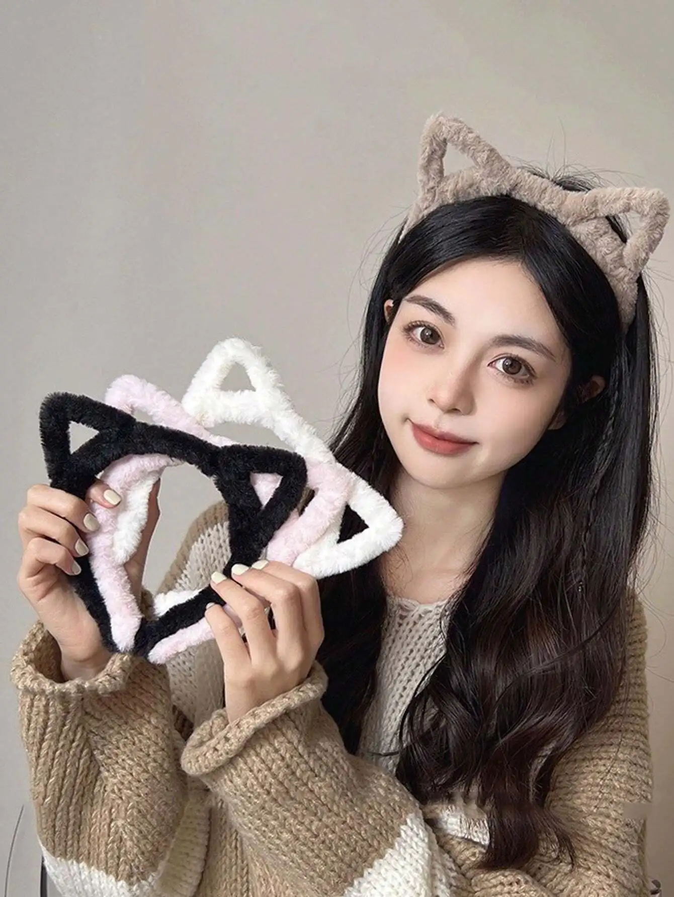 Women'S Accessories Accessorize - 1pc Cute Hollow Cat Ear Headband,