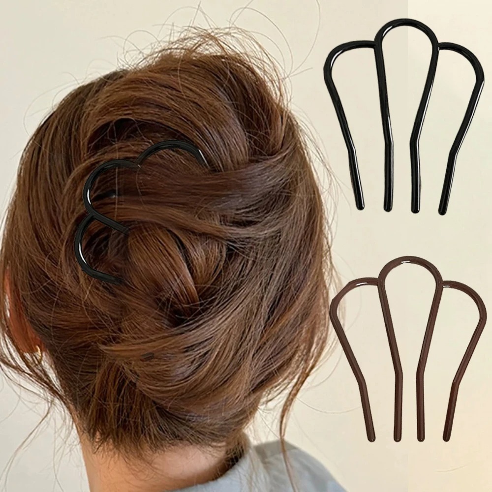 Women'S Formal Accessories - Elegant Soft Acrylic U-Shape Hair Sticks