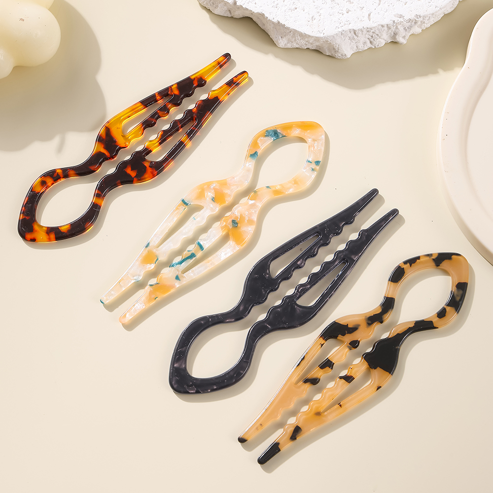 U-Shaped Hair Sticks Tortoises – Women'S Formal Accessories Bewertung und Preis