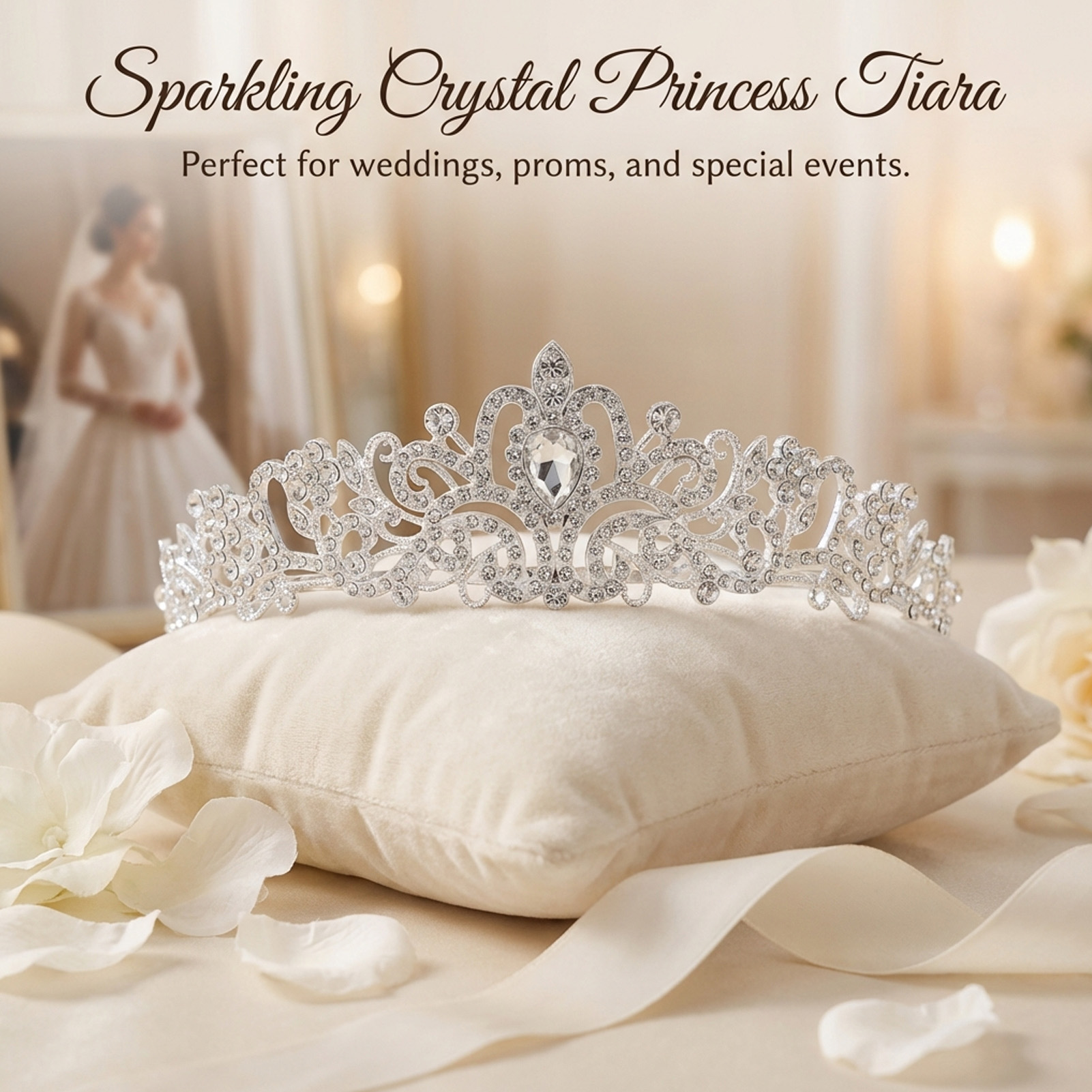 Elegant Bridal Crown Sparkly R – Women'S Accessories Jewelry Bewertung und Preis