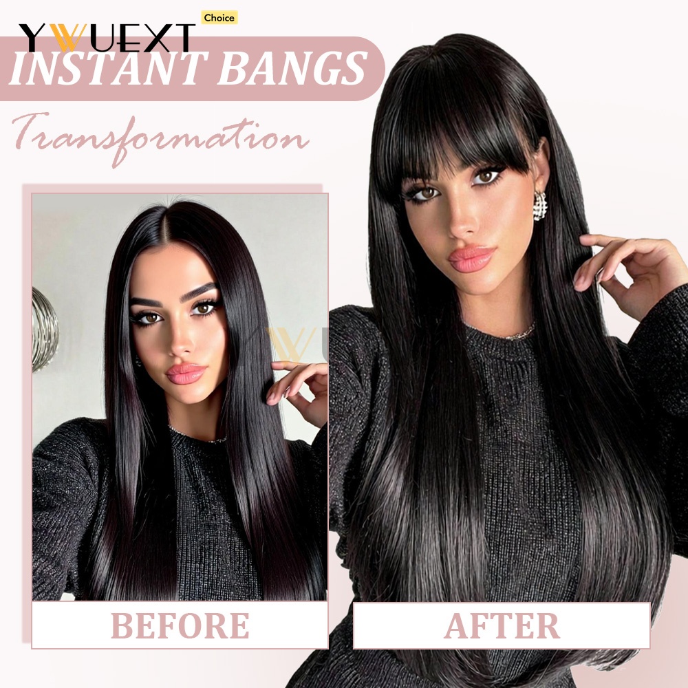 Clip In Human Hair Bangs Strai – Women Accessories Clearance Bewertung und Preis