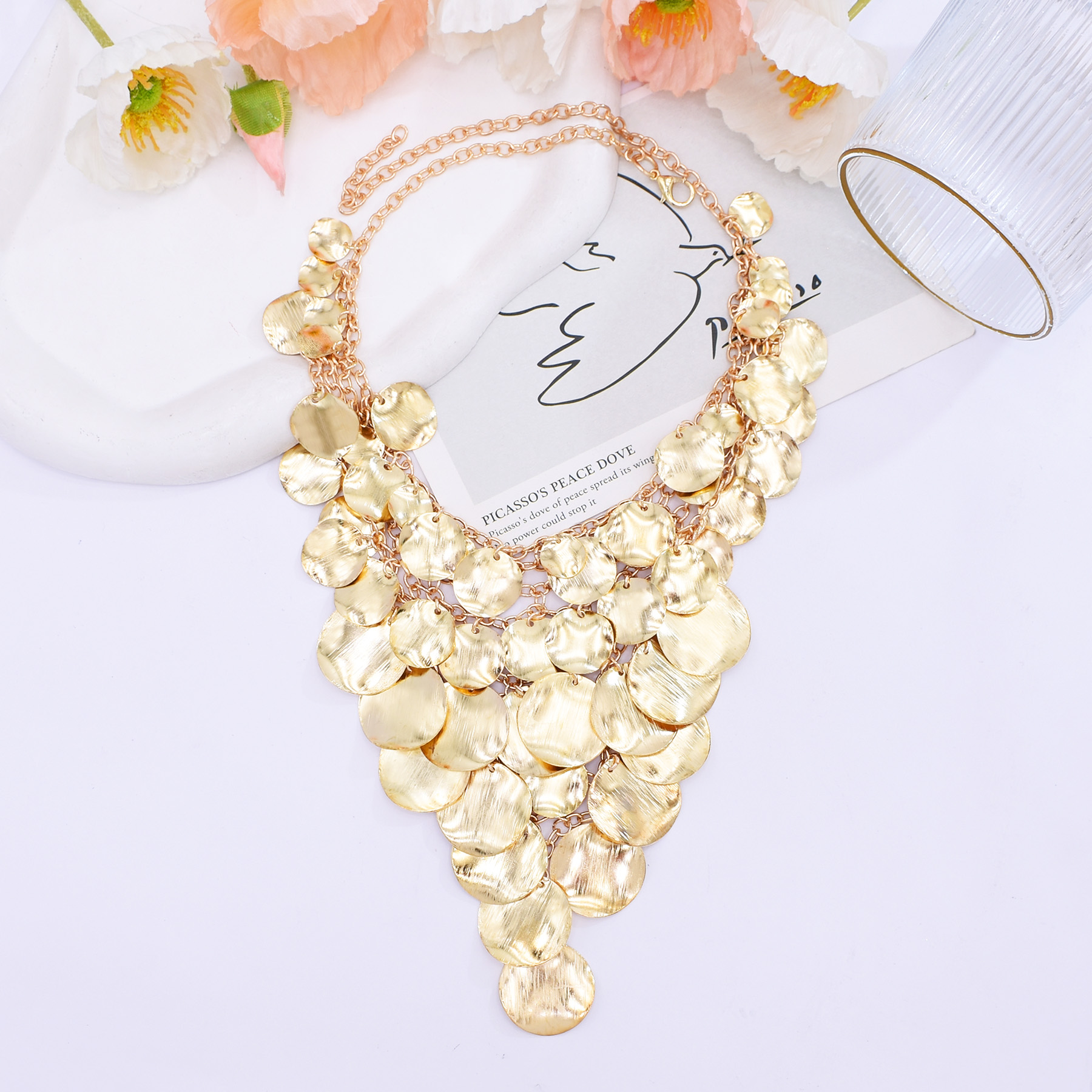 Trendy Gold Wire Drawing Wafer – Women Accessories Drawing Bewertung und Preis