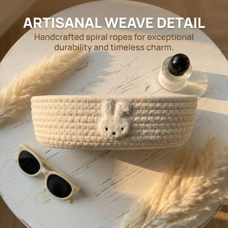 Kawaii Miffy Hand Woven Cotton – Women'S Vanity Accessories Bewertung und Preis