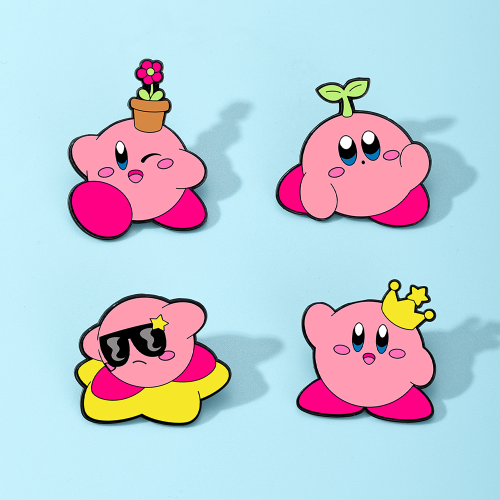 4pcs Kirby Enamel Lapel Pins S – Women'S Accessories Jewelry Bewertung und Preis