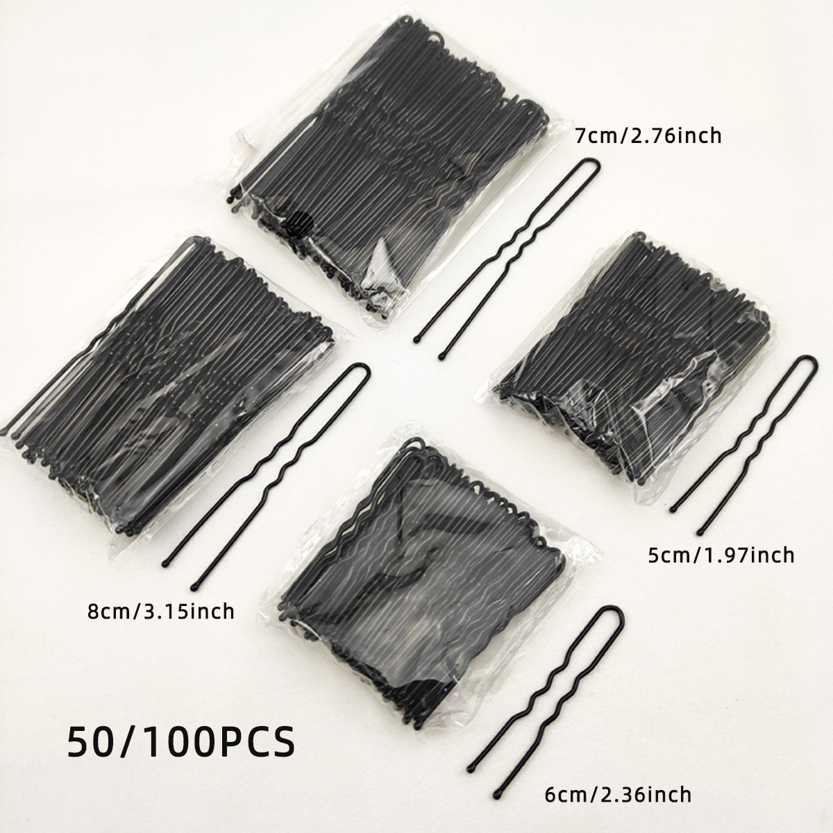 50/100 PCS Women 5/6/7/8 cm Ha – Women'S Formal Accessories Bewertung und Preis