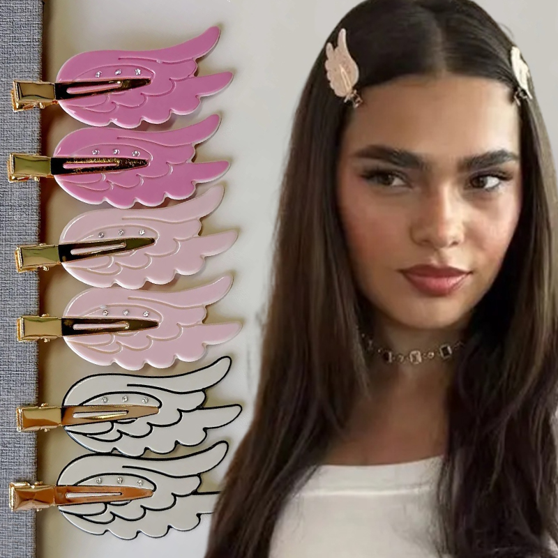 1/2pcs Cute Wings Hairpin Fun  – Women'S Vanity Accessories Bewertung und Preis