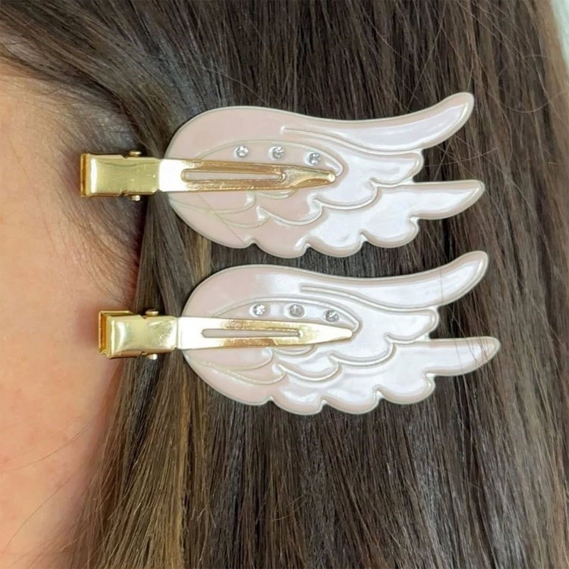 1/2pcs Cute Wings Hairpin Fun  – Women'S Vanity Accessories Bewertung und Preis