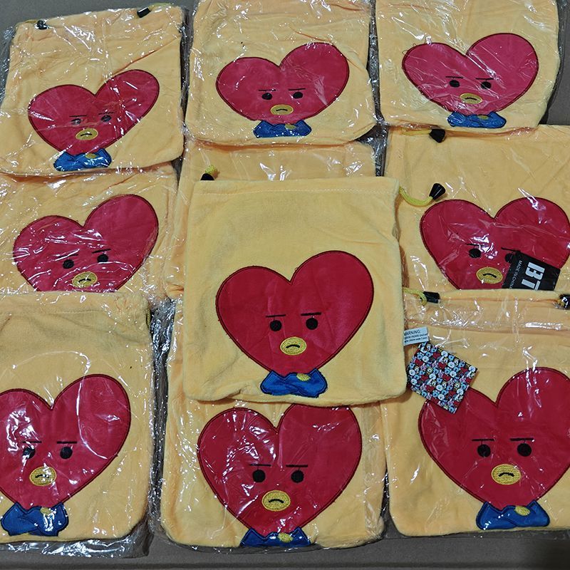 BT21 anime cartoon cute heart  – Women'S Vanity Accessories Bewertung und Preis