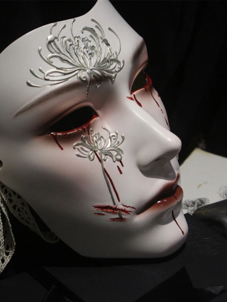 Mask Retro Hand Drawing Fashio – Women Accessories Drawing Bewertung und Preis