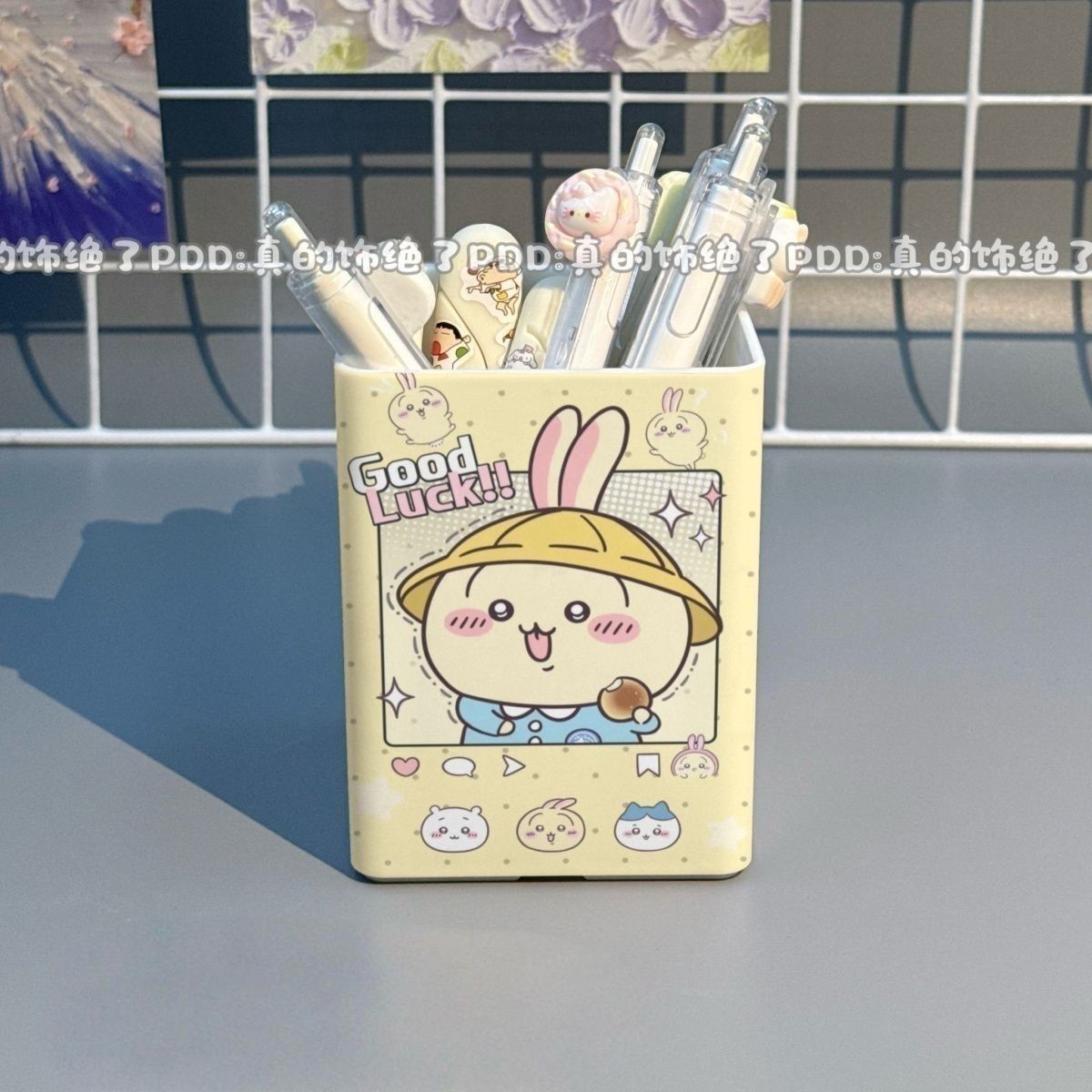 Anime Chiikawa Desktop Pen Hol – Women'S Vanity Accessories Bewertung und Preis