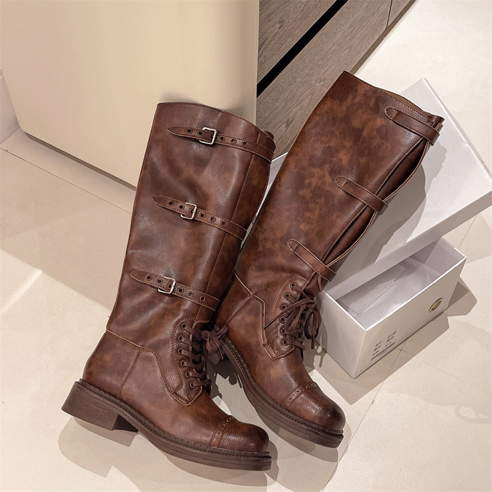 Women's Knee High Boots Vintag – Women Electronic Accessories Bewertung und Preis