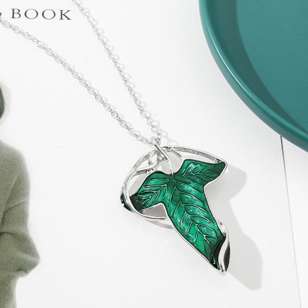 Vintage Green Leaf Pendant Nec – Women'S Vintage Accessories Bewertung und Preis