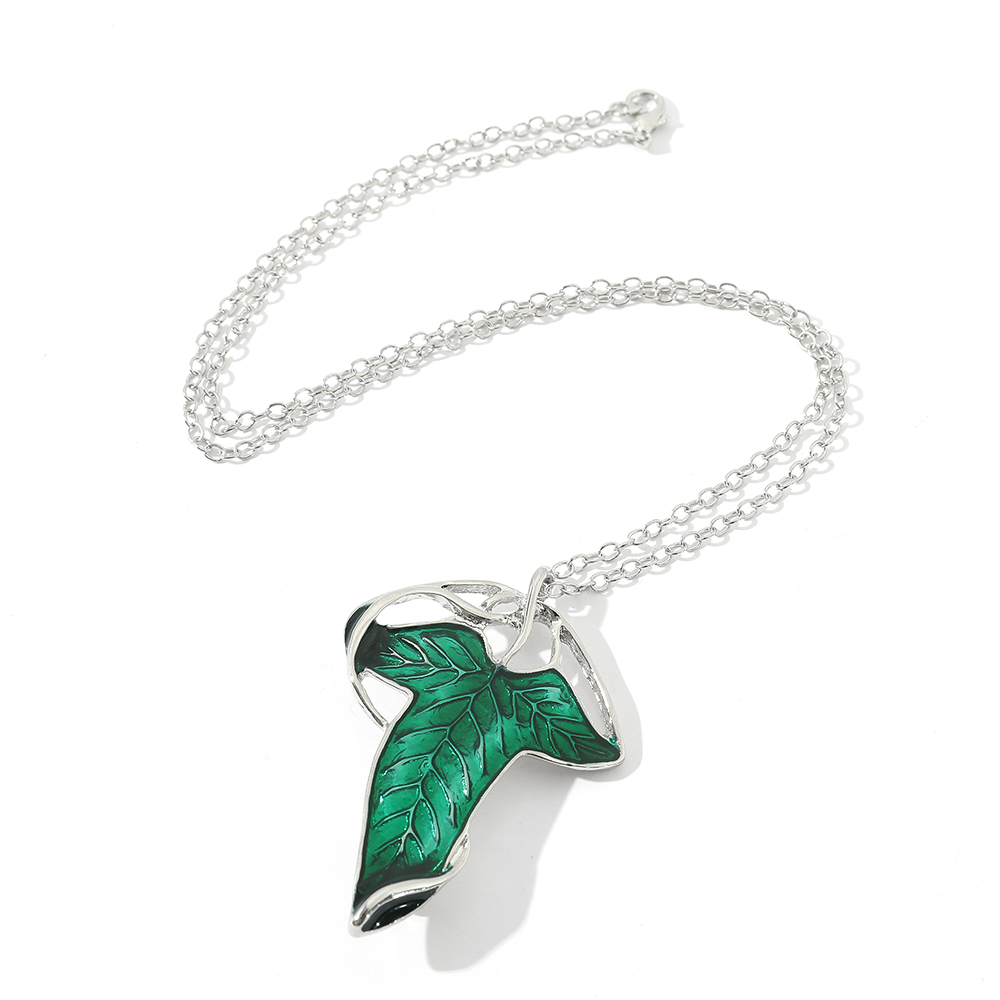 Vintage Green Leaf Pendant Nec – Women'S Vintage Accessories Bewertung und Preis