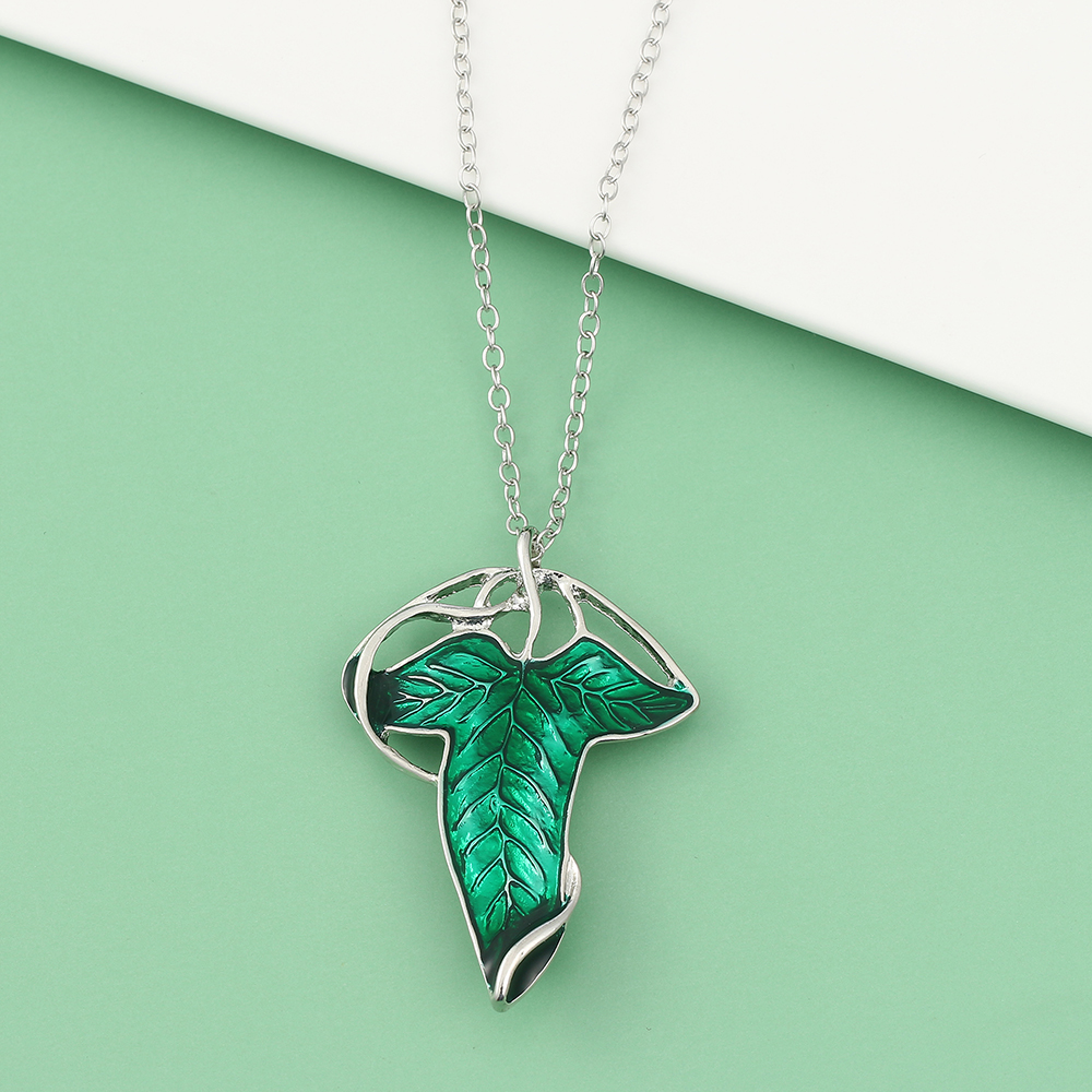 Vintage Green Leaf Pendant Nec – Women'S Vintage Accessories Bewertung und Preis