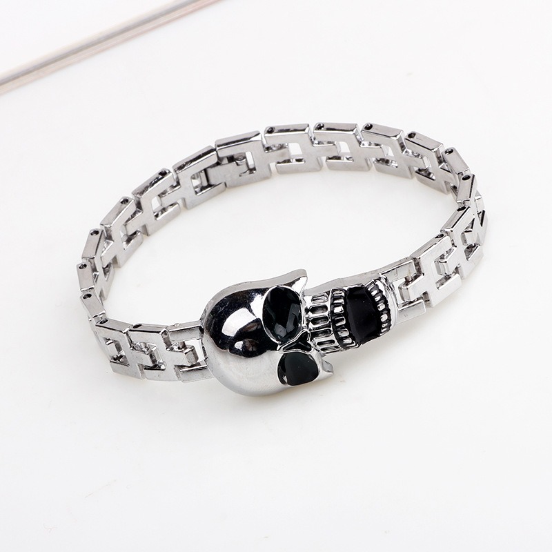 Skull Titanium Steel Bracelet  – Women'S Accessories To Wear With Watch Bewertung und Preis