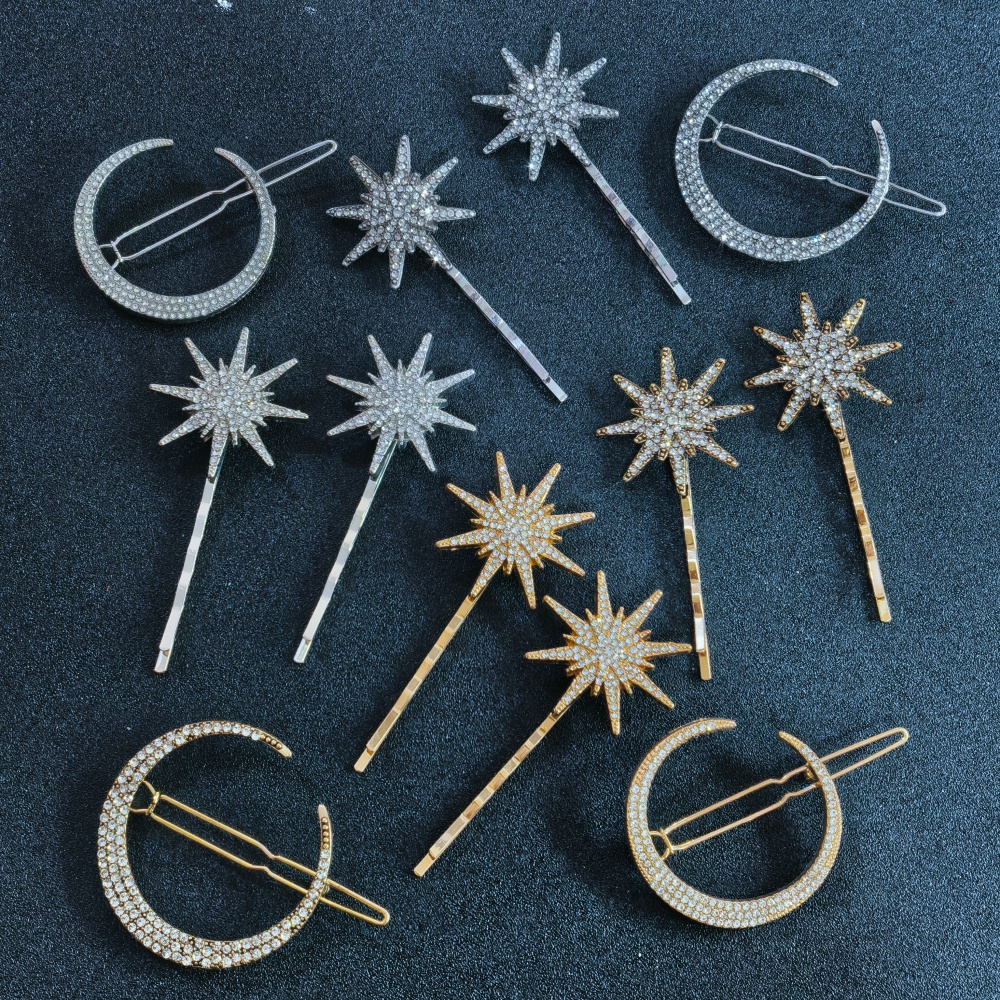 3/4 pcs set Crystal Star Hairp – Women'S Formal Accessories Bewertung und Preis