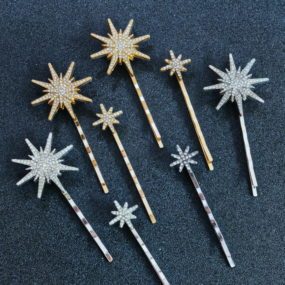3/4 pcs set Crystal Star Hairp – Women'S Formal Accessories Bewertung und Preis
