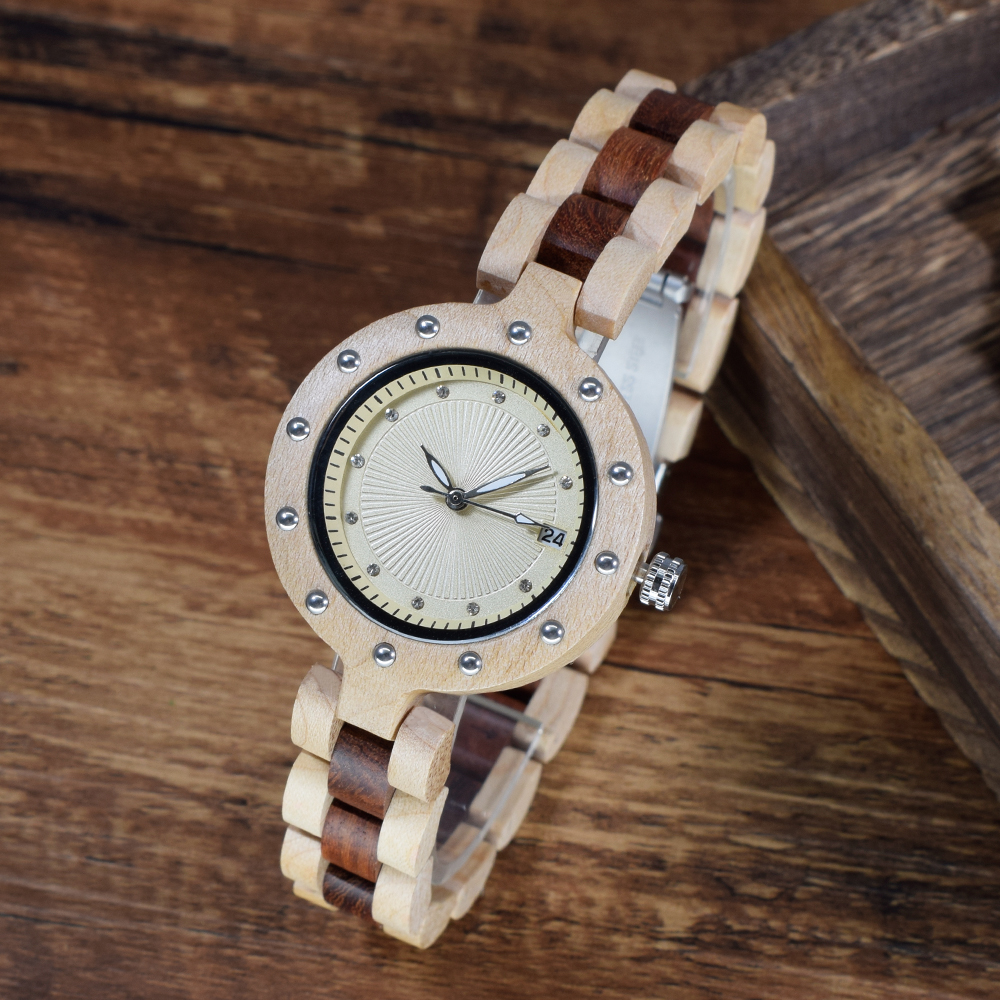 Vintage Wooden Quartz Watch fo – Women'S Accessories To Wear With Watch Bewertung und Preis