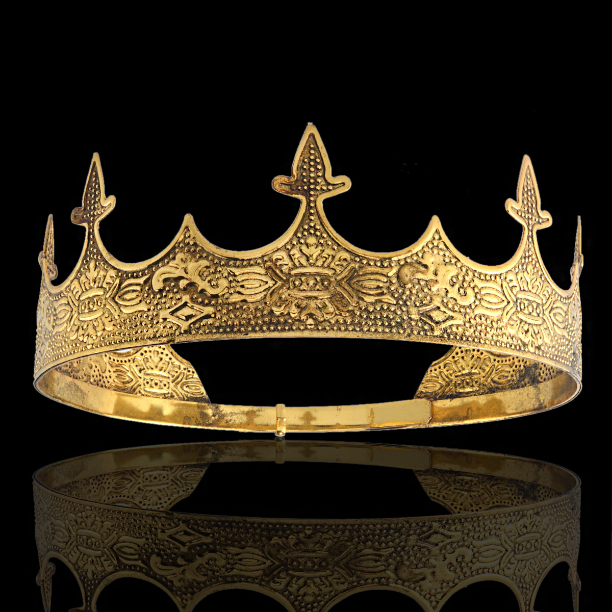 Tiara Vintage Gold King Crown  – Women'S Vintage Accessories Bewertung und Preis