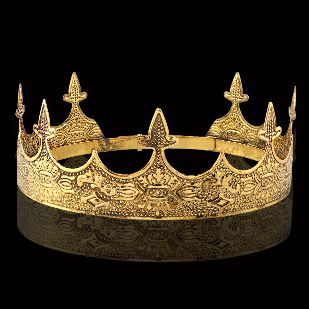 Tiara Vintage Gold King Crown  – Women'S Vintage Accessories Bewertung und Preis