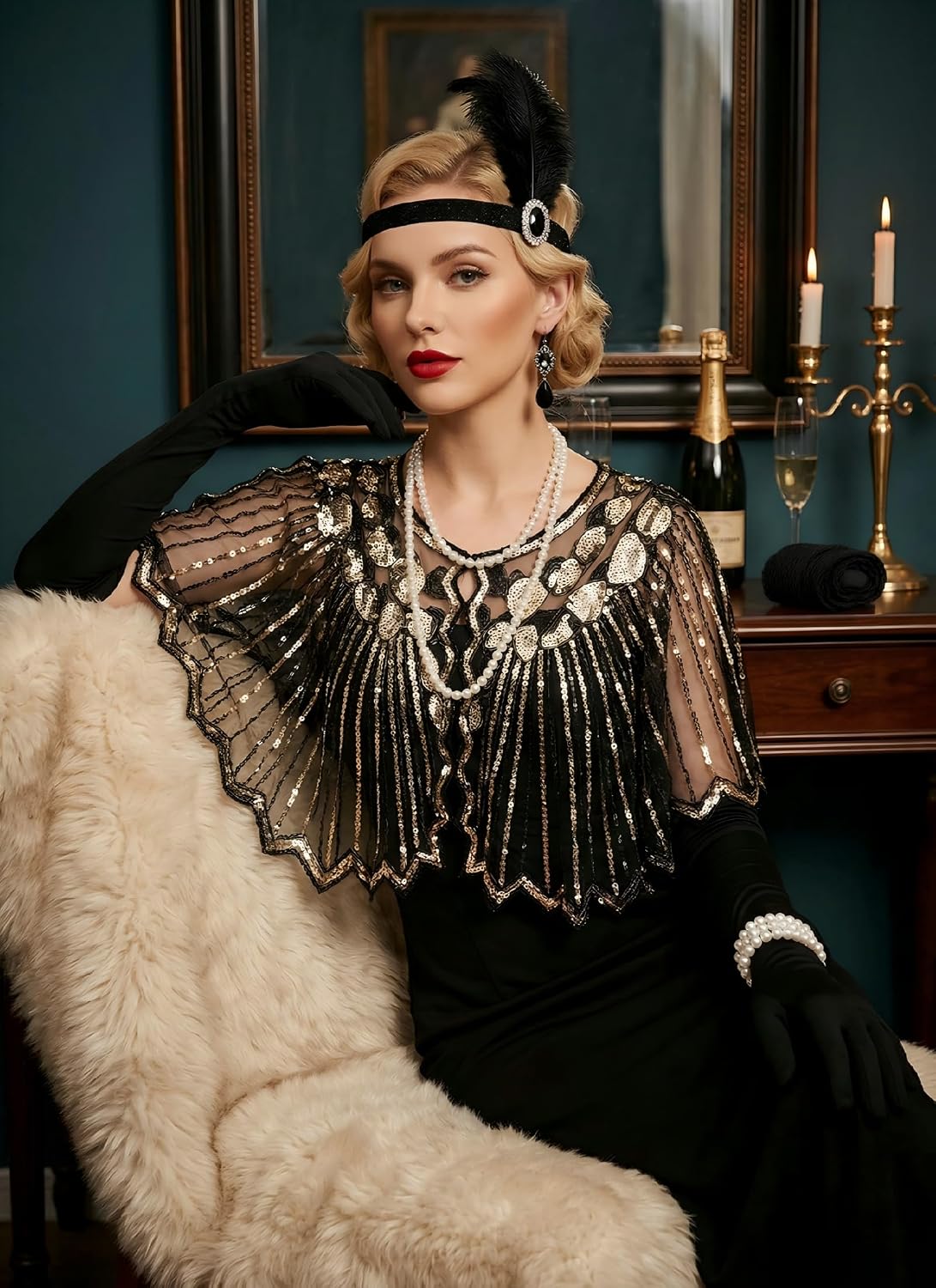 1920s Accessories Set for Wome – Women'S Vintage Accessories Bewertung und Preis