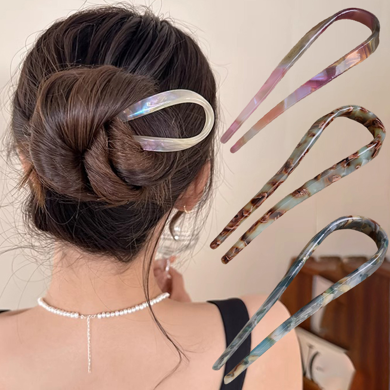 U-Shaped Hair Sticks Acetate A – Women'S Formal Accessories Bewertung und Preis