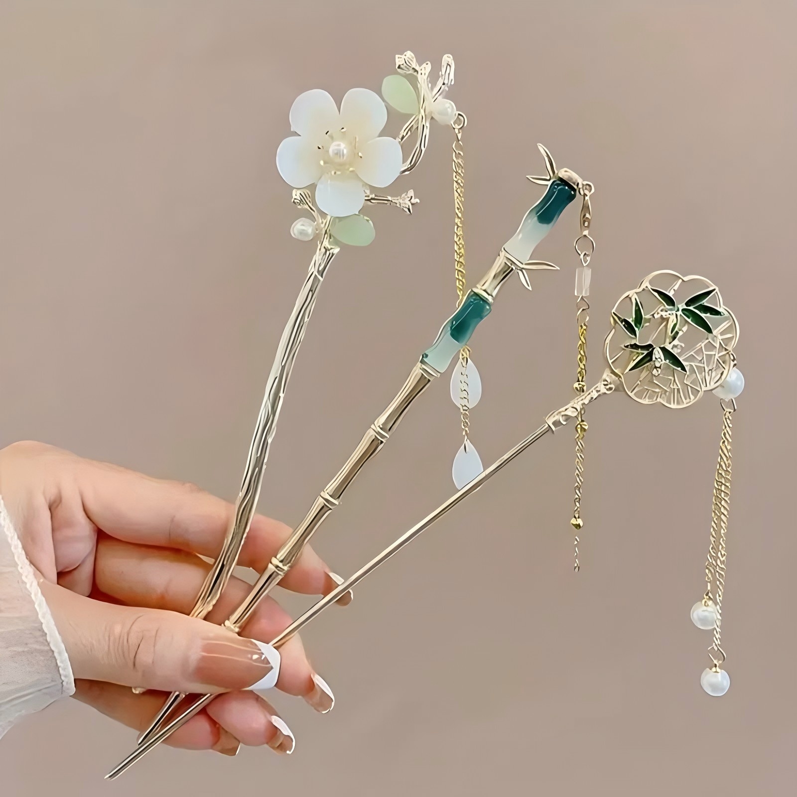 1/6pcs Elegant Chinese Style T – Women'S Formal Accessories Bewertung und Preis