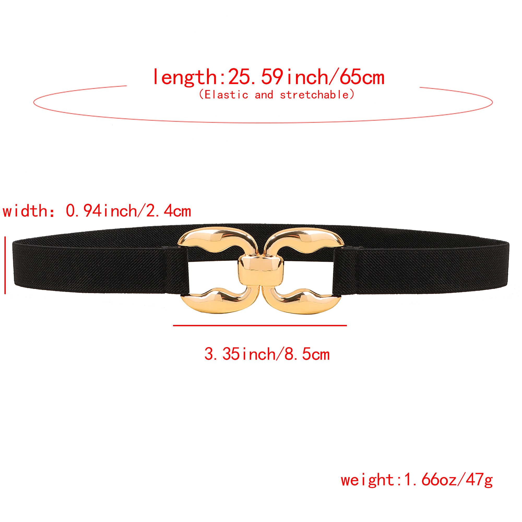 Vintage stretch elastic belt f – Women'S Accessories Accessorize Bewertung und Preis