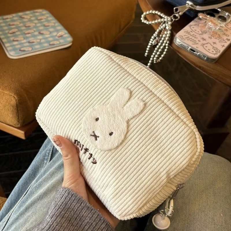 Miffy Kawaii Corduroy Cosmetic – Women'S Vanity Accessories Bewertung und Preis