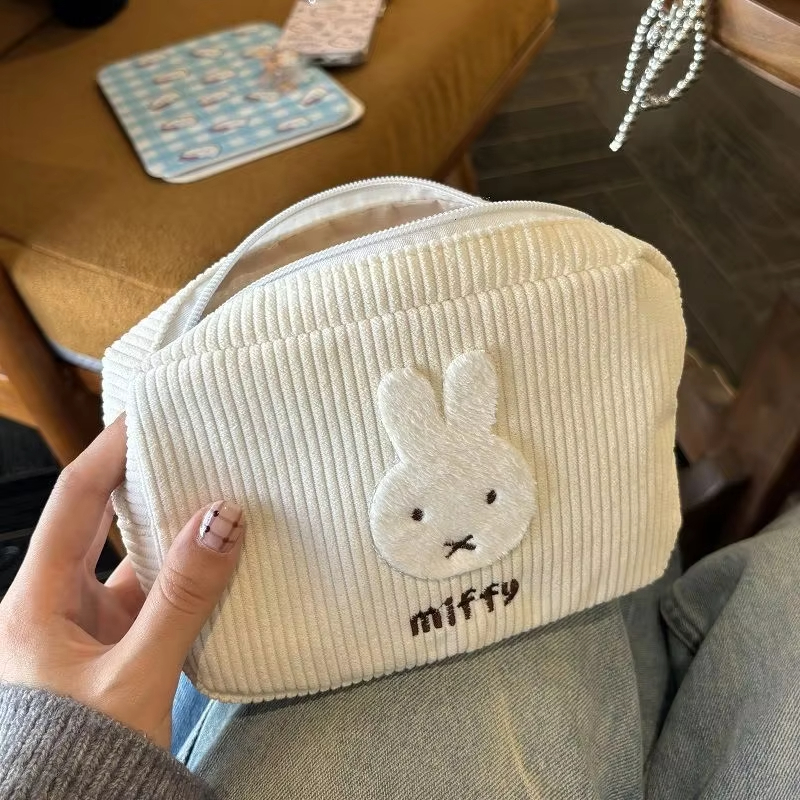 Miffy Kawaii Corduroy Cosmetic – Women'S Vanity Accessories Bewertung und Preis