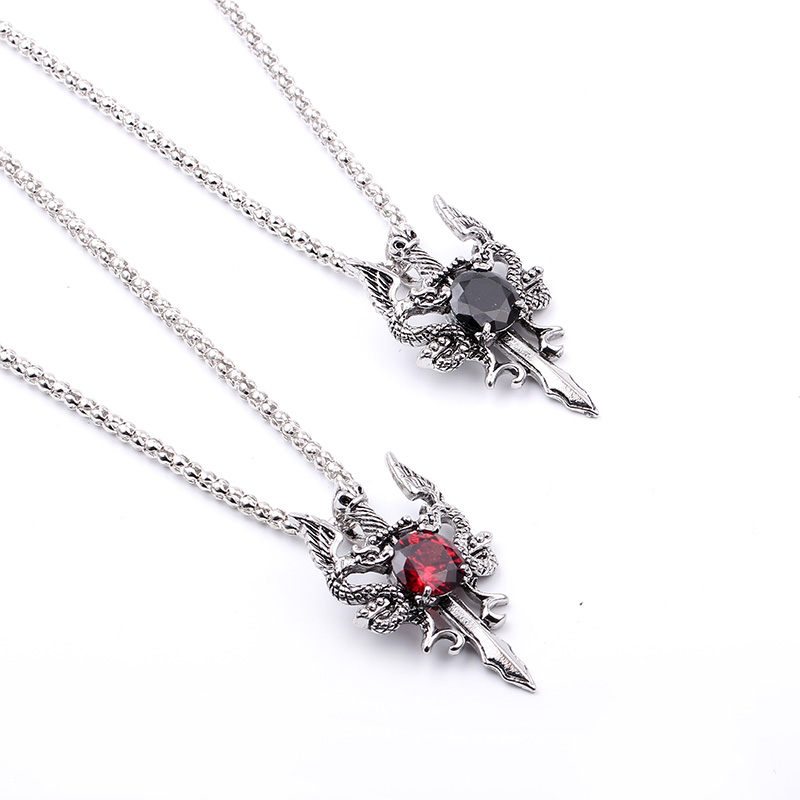 Double Dragon Black Gem Cross  – Women'S Accessories Jewelry Bewertung und Preis