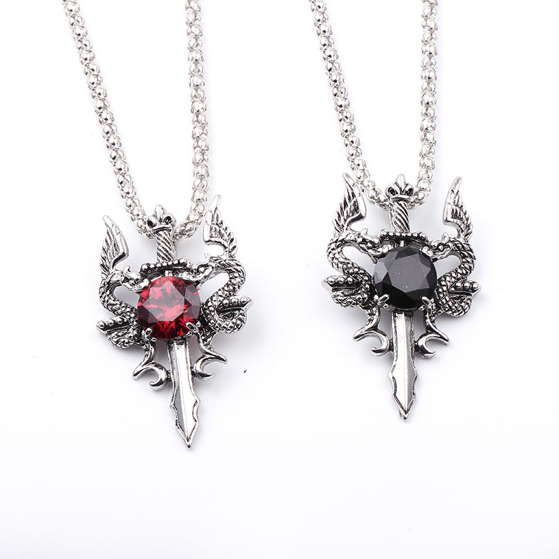 Double Dragon Black Gem Cross  – Women'S Accessories Jewelry Bewertung und Preis