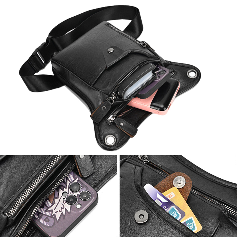 Vintage Pu Leather Waist Pack  – Women Electronic Accessories Bewertung und Preis