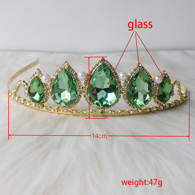 Green Water Drop Rhinestone Cr – Women'S Vintage Accessories Bewertung und Preis