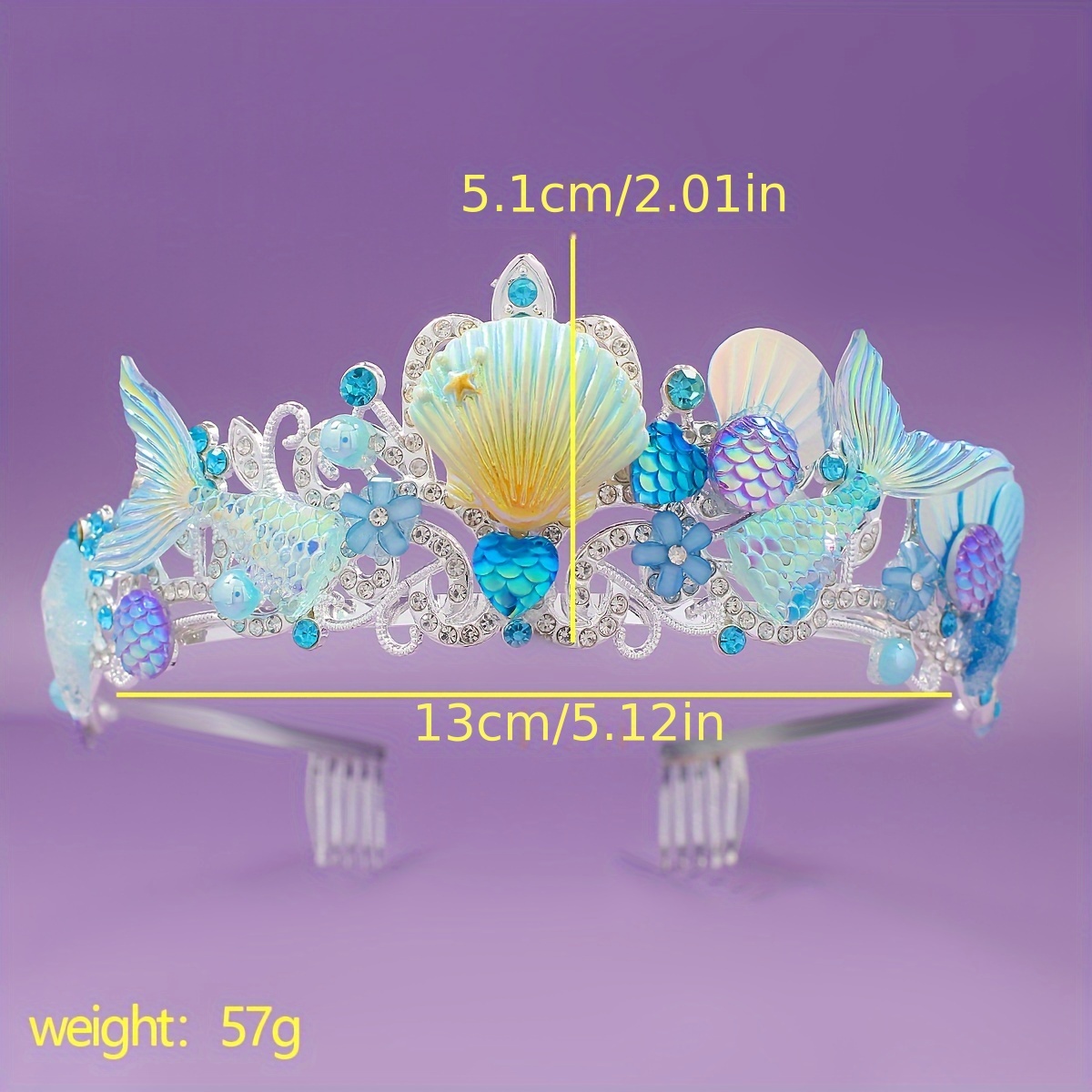 2025 New Mermaid Hair Comb Cro – Women'S Accessories Jewelry Bewertung und Preis